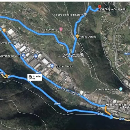 Ai Cinque Campanili Gæstehus Finale Ligure
